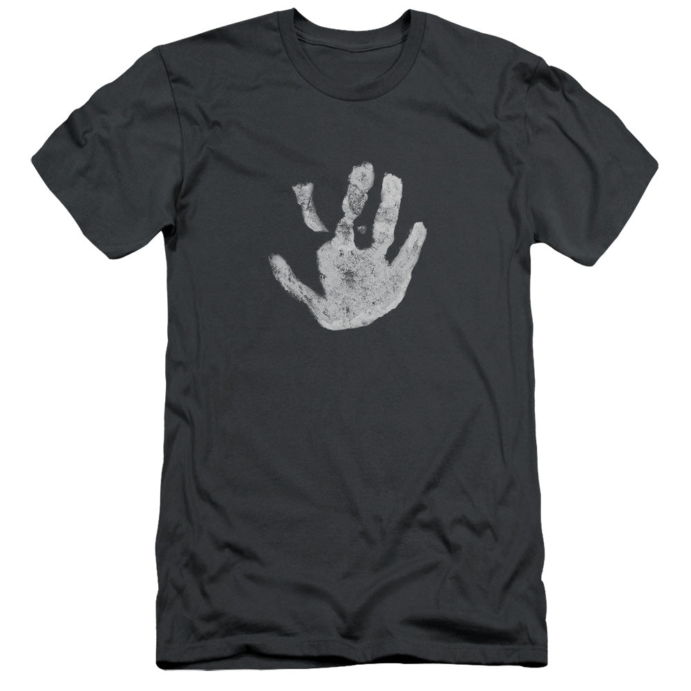Lor - White Hand - Short Sleeve Adult 30/1 - Charcoal T-shirt
