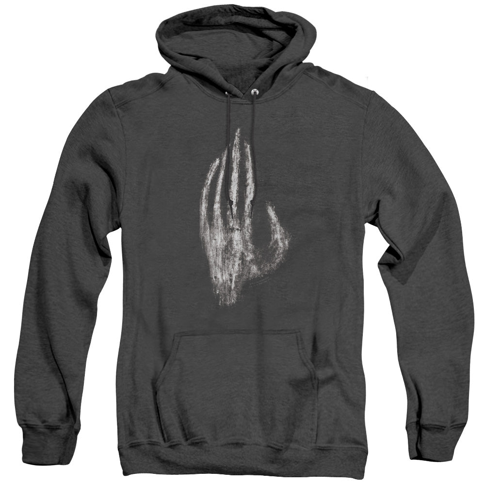 Lor - Hand Of Saruman - Adult Heather Hoodie - Black