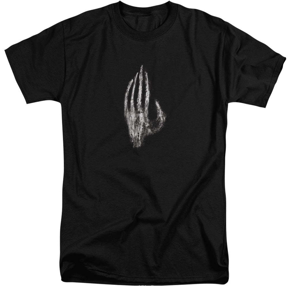 Lor - Hand Of Saruman - Short Sleeve Adult Tall - Black T-shirt