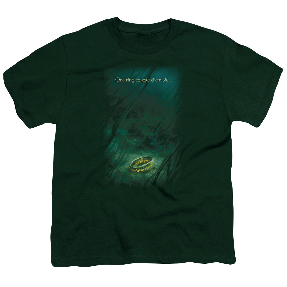 Lor - Lost Ring - Short Sleeve Youth 18/1 - Hunter Green T-shirt