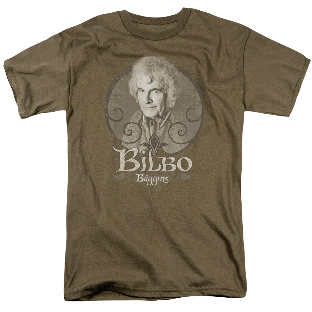 Lor - Bilbo Baggins - Short Sleeve Adult 18/1 - Safari Green T-shirt