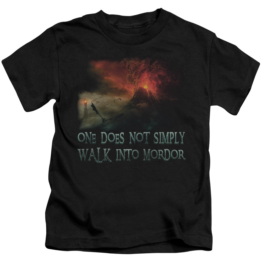 LOR WALK IN MORDOR - S/S JUVENILE 18/1 - BLACK - T-Shirt