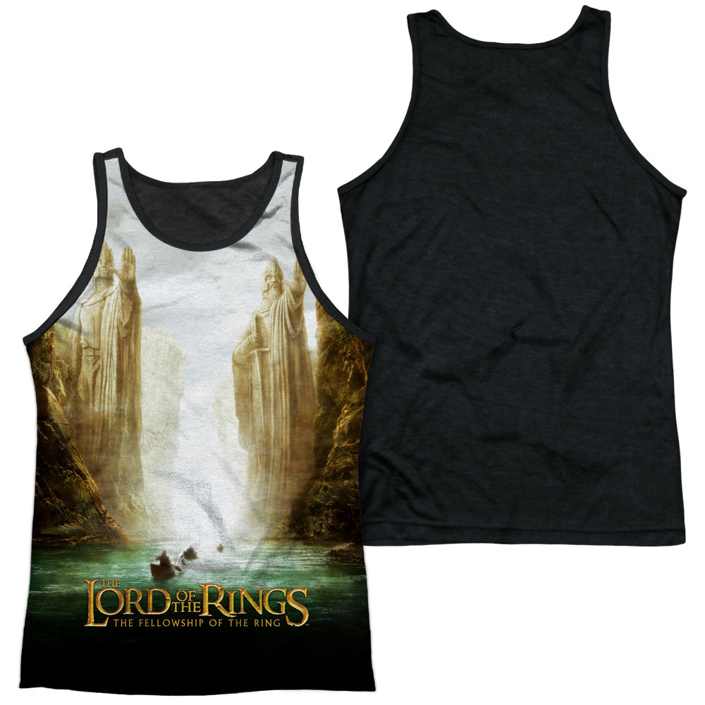 Lor - Fellowship Poster - Adult Poly Tank Top Black Back - White