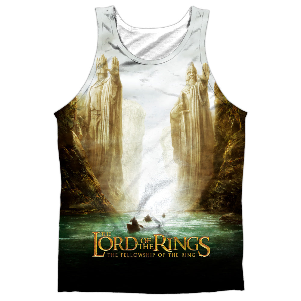 Lor - Fellowship Poster - Adult 100% Poly Tank Top - White