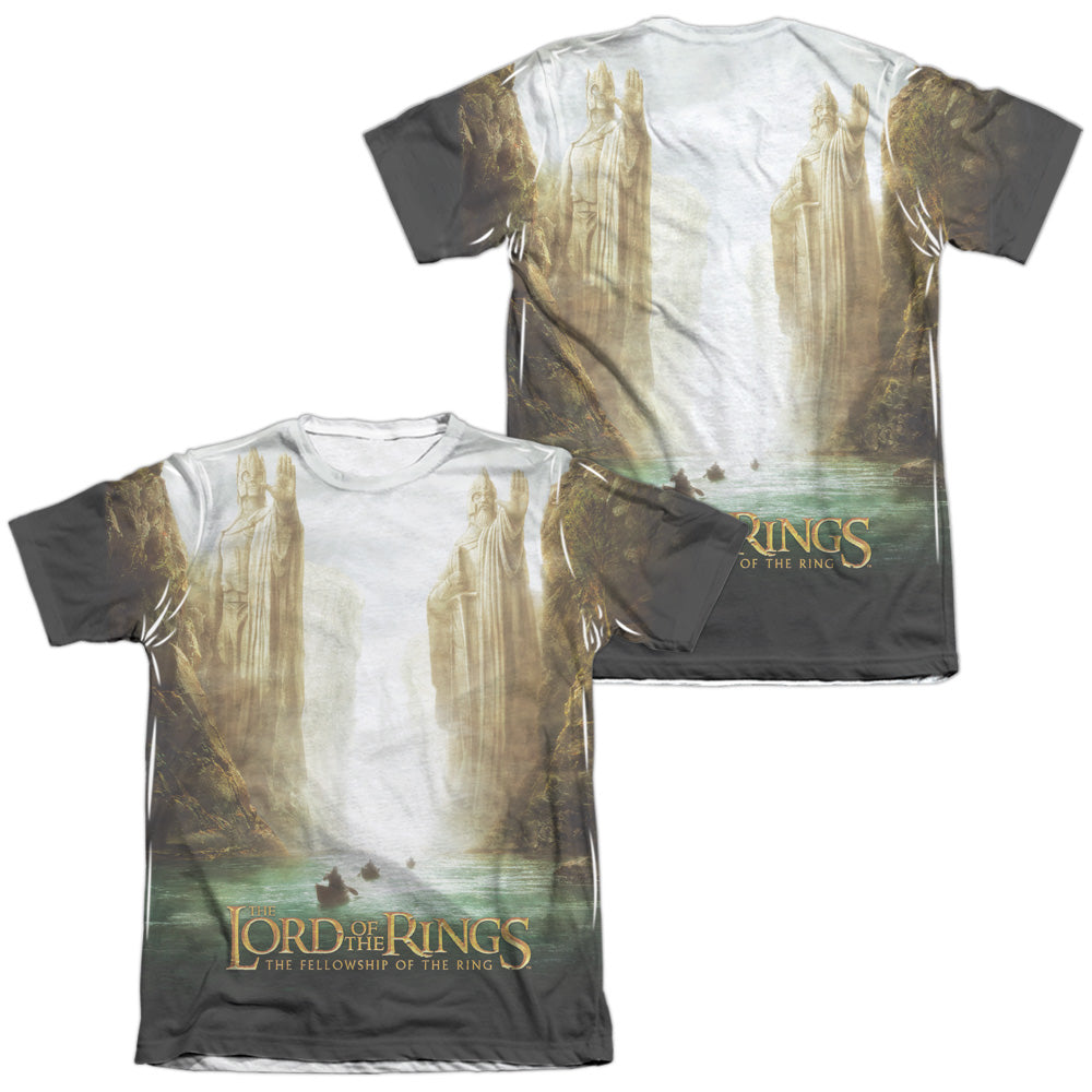 Lor - Fellowship Poster (Front/back Print) - Adult Poly/cotton Short Sleeve Tee - White T-shirt