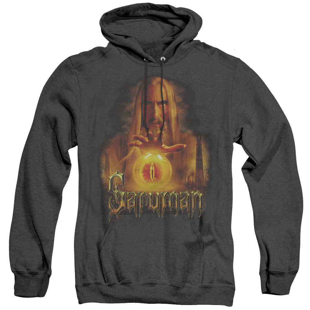 Lor - Saruman - Adult Heather Hoodie - Black