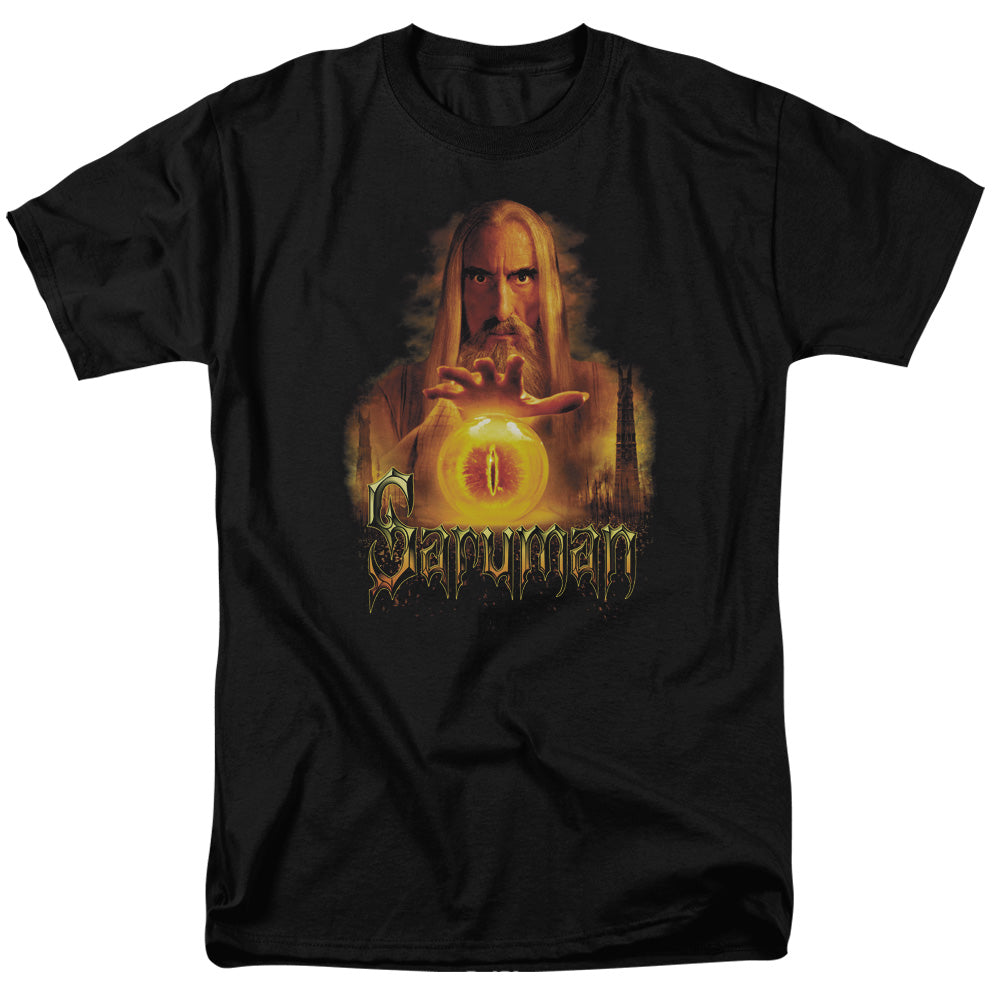 Lor - Saruman - Short Sleeve Adult 18/1 - Black T-shirt