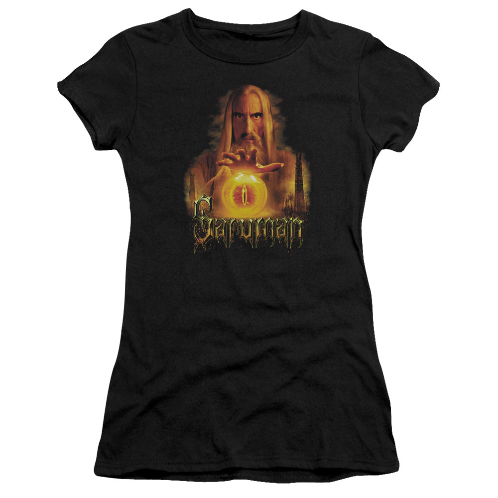 Lor - Saruman - Short Sleeve Junior Sheer - Black T-shirt