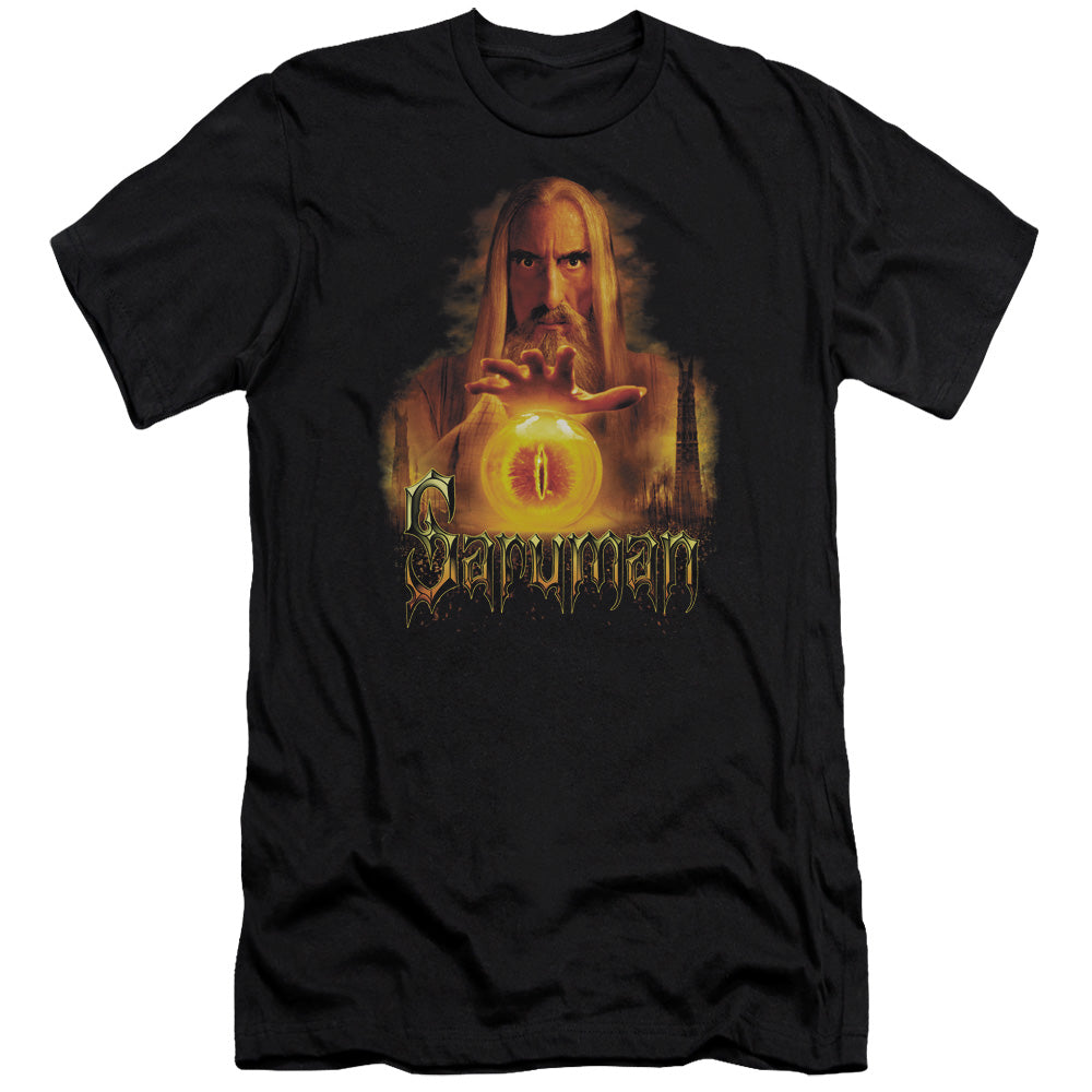 LOR SARUMAN - S/S ADULT 30/1 - BLACK T-Shirt