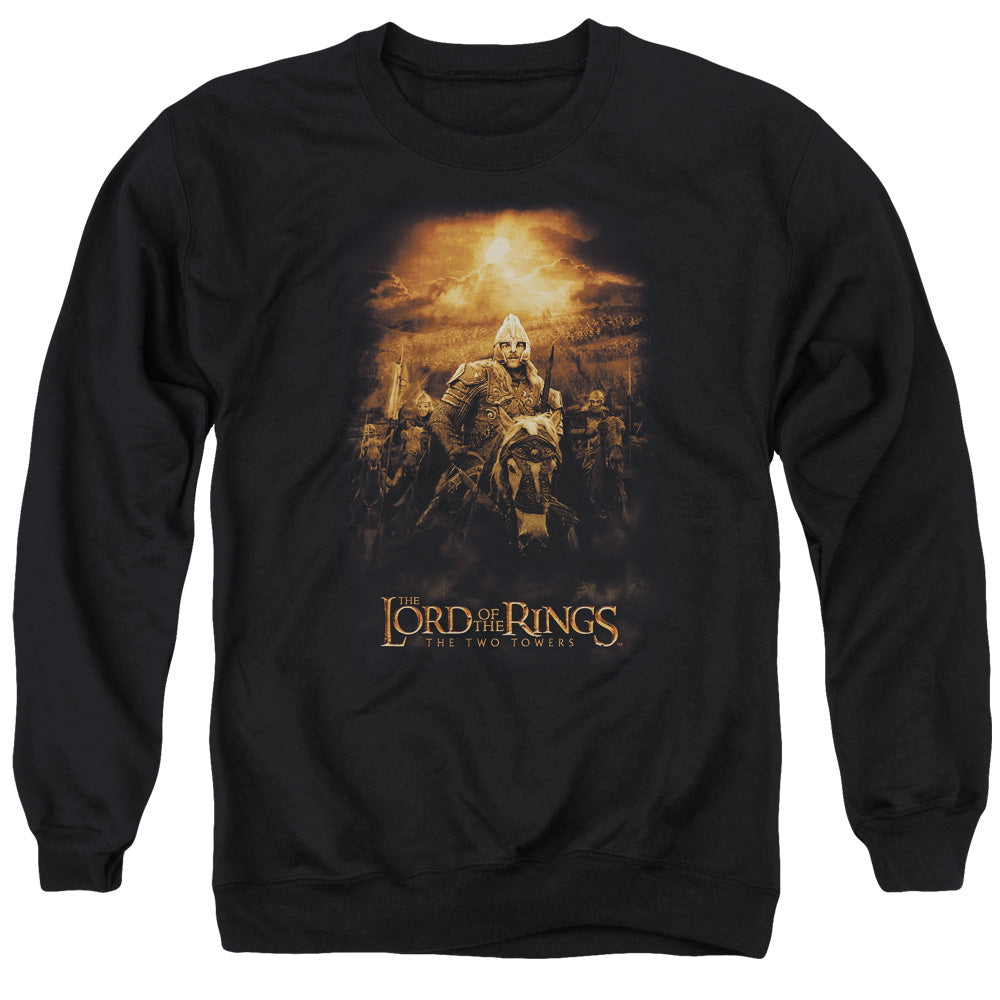 Lor - Riders Of Rohan - Adult Crewneck Sweatshirt - Black