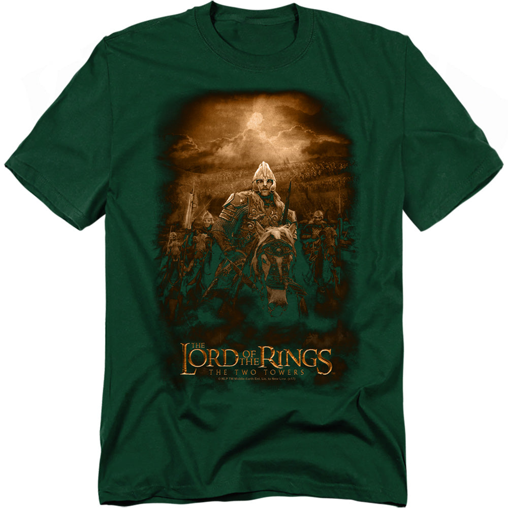 Lor - Riders Of Rohan - Short Sleeve Adult 18/1 - Black T-shirt