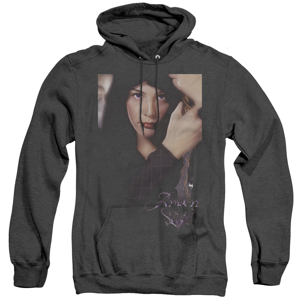 Lor - Arwen - Adult Heather Hoodie - Black