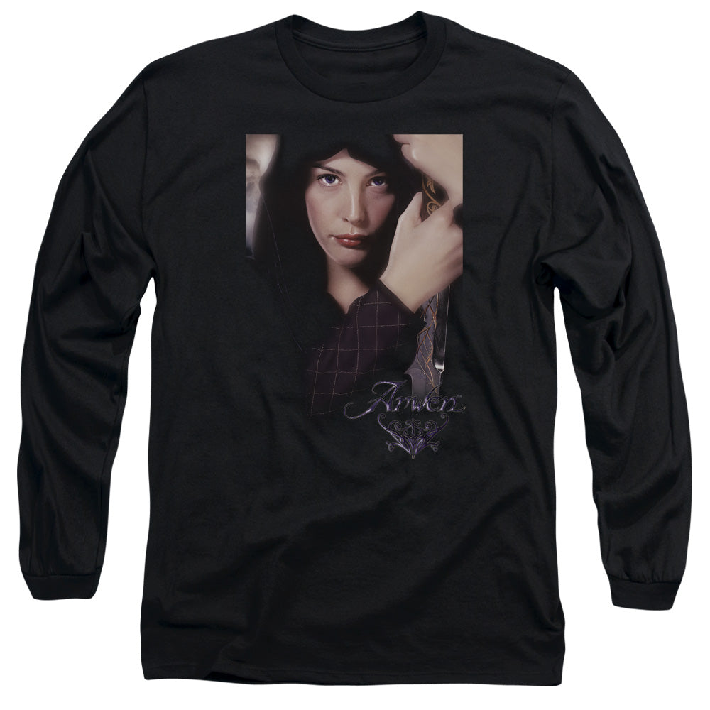 Lor - Arwen - Long Sleeve Adult 18/1 - Black T-shirt