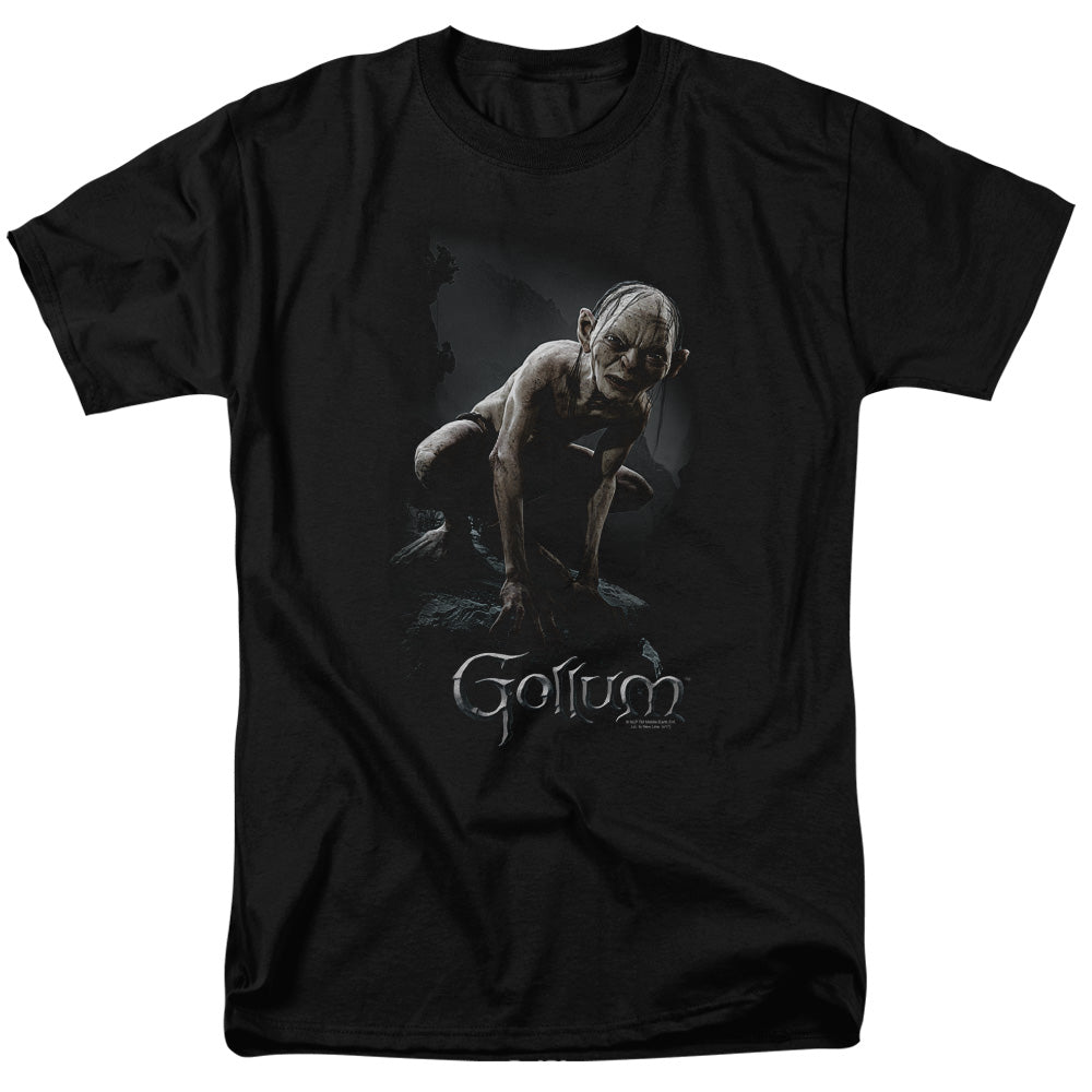 Lor - Gollum - Short Sleeve Adult 18/1 - Black T-shirt