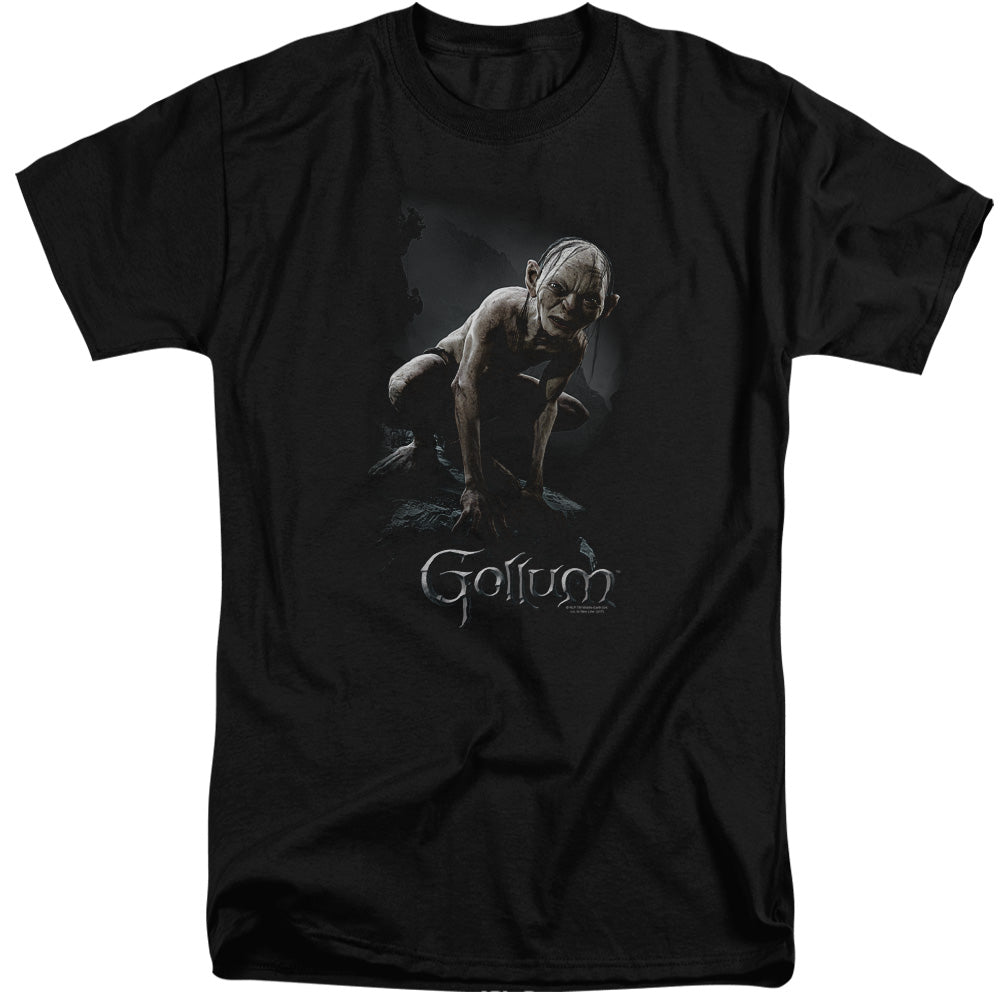 Lor - Gollum - Short Sleeve Adult Tall - Black T-shirt