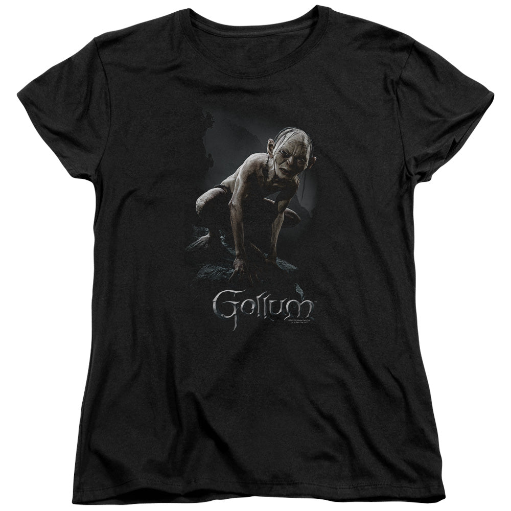 Lor - Gollum - Short Sleeve Womens Tee - Black T-shirt