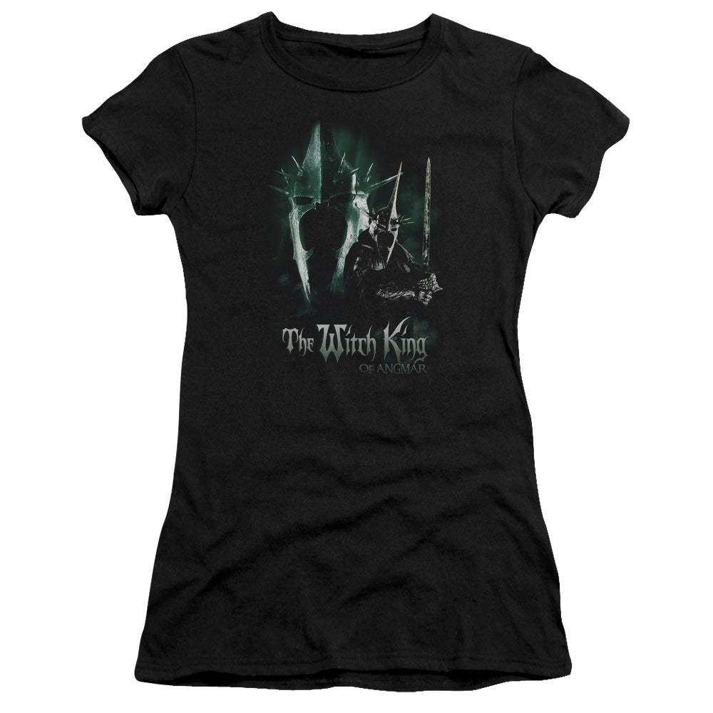 Lor - Witch King - Short Sleeve Junior Sheer - Black T-shirt