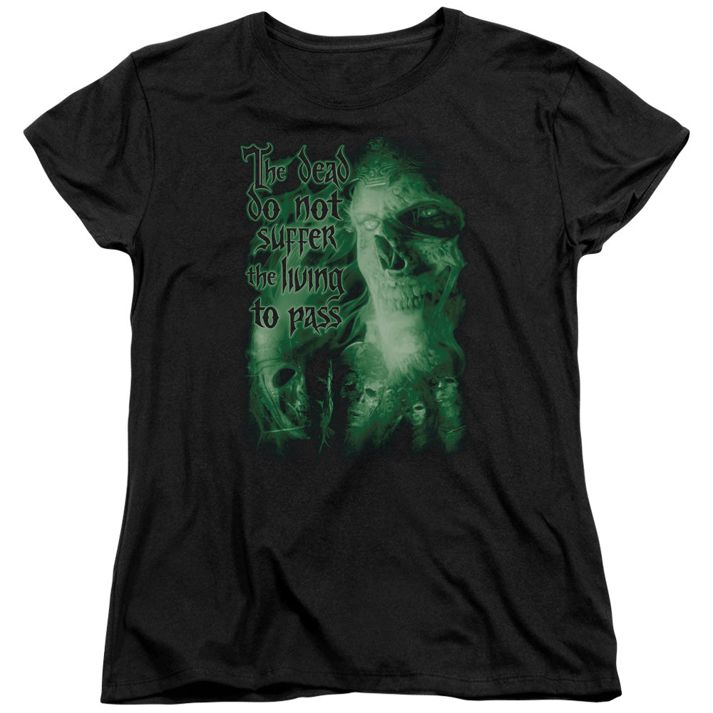 Lor - King Of The Dead - Short Sleeve Womens Tee - Black T-shirt