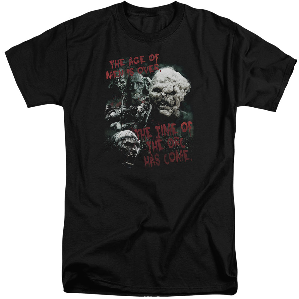 Lor - Time Of The Orc - Short Sleeve Adult Tall - Black T-shirt