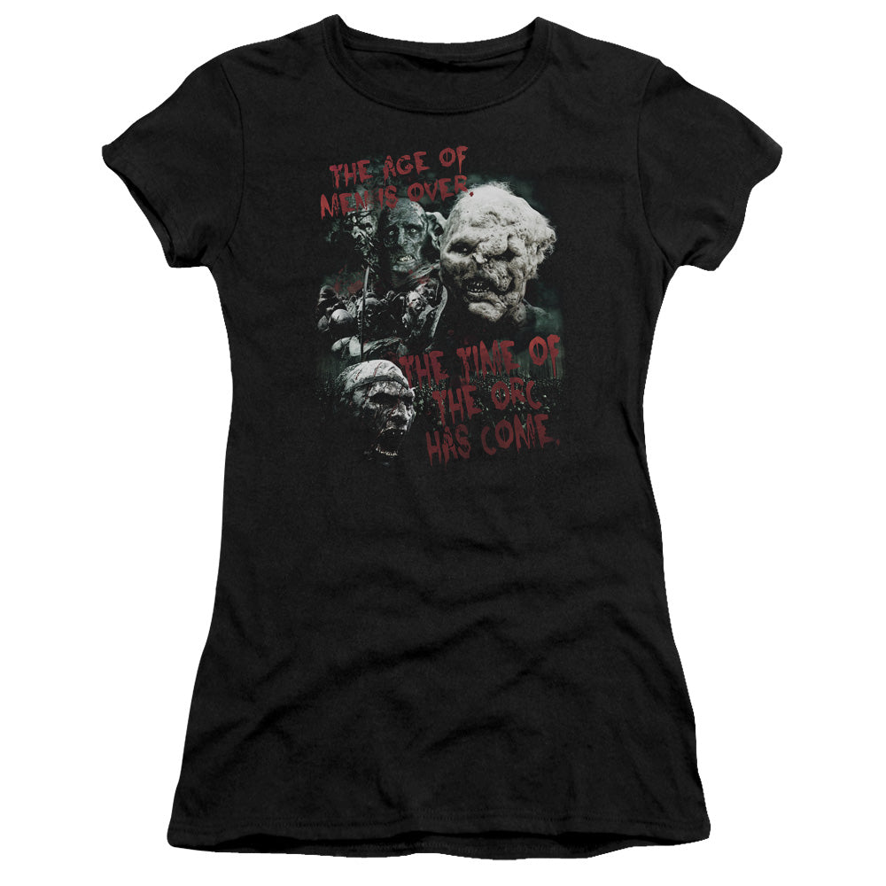 Lor - Time Of The Orc - Short Sleeve Junior Sheer - Black T-shirt