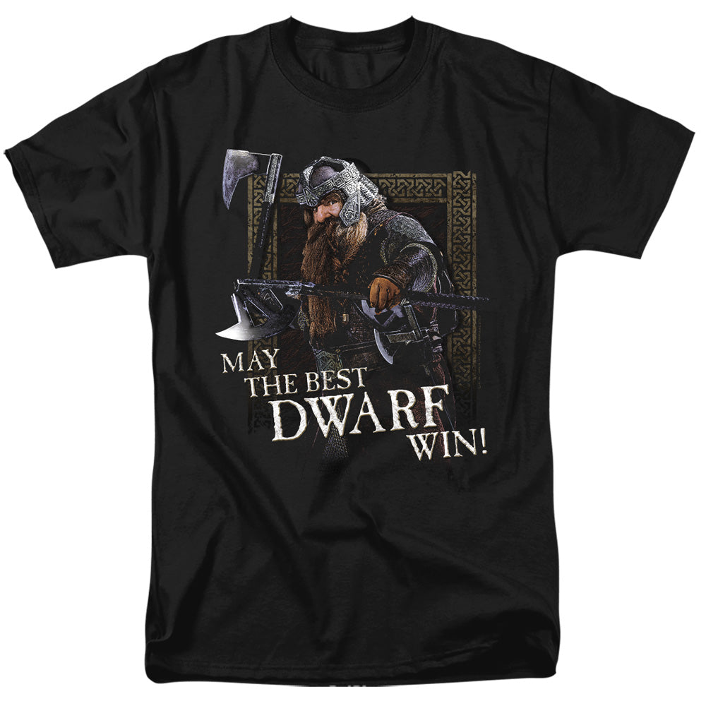 Lor - The Best Dwarf - Short Sleeve Adult 18/1 - Black T-shirt