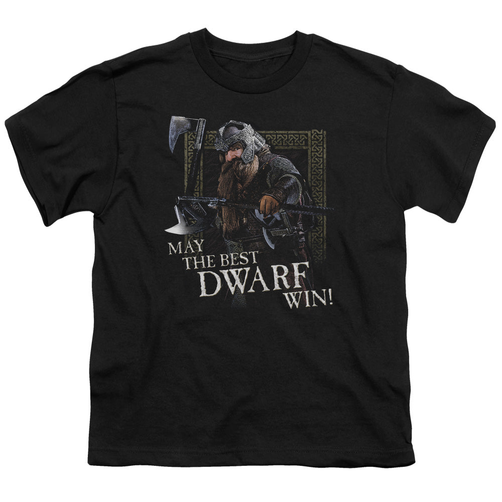 Lor - The Best Dwarf - Short Sleeve Youth 18/1 - Black T-shirt