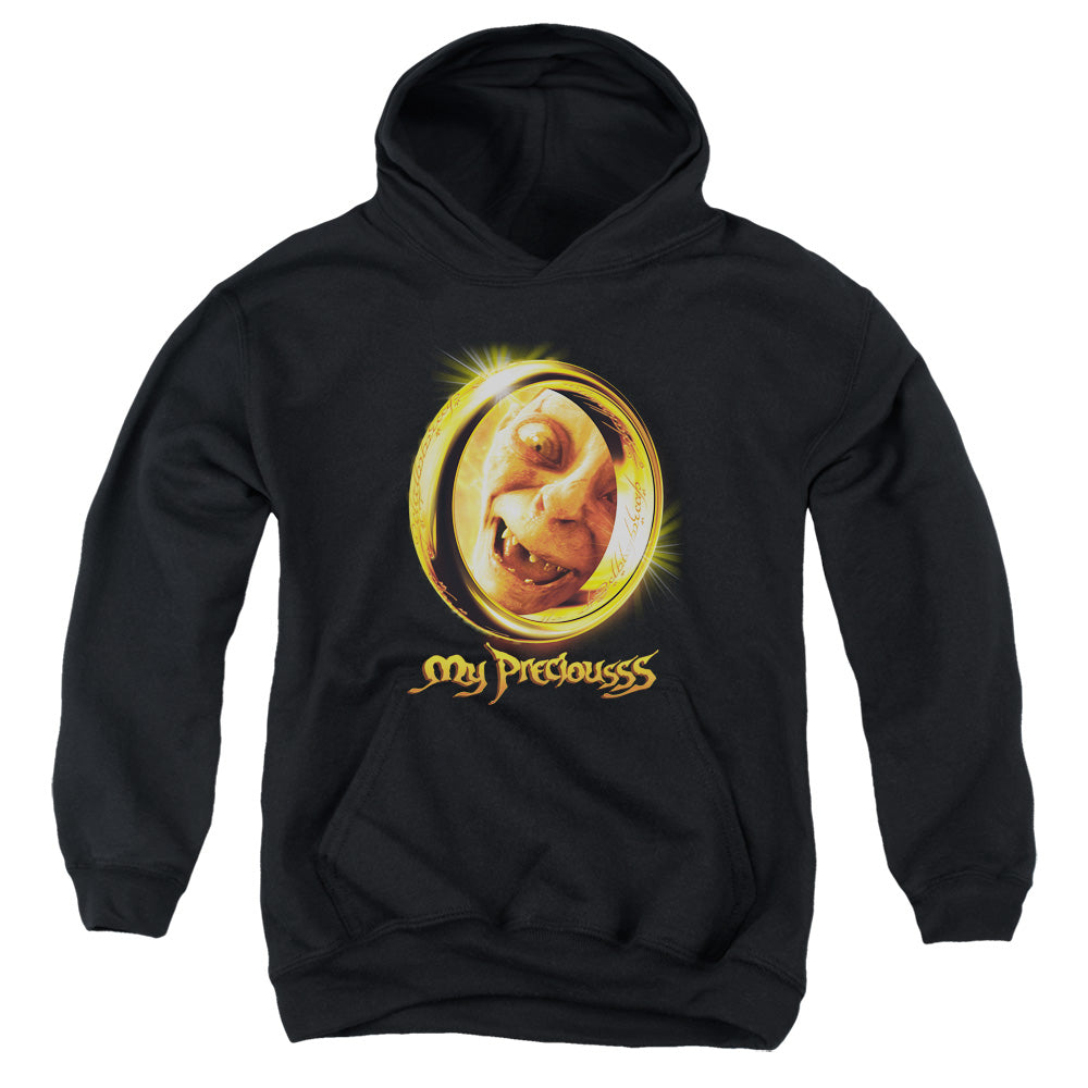 Lor My Precious-youth Pull-over Hoodie - Black