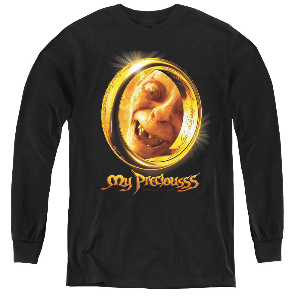 Lor My Precious - Youth Long Sleeve Tee - Black