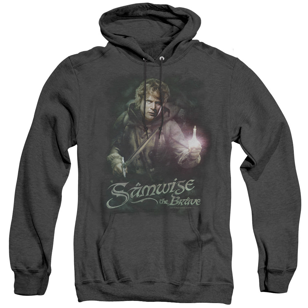 Lor - Samwise The Brave - Adult Heather Hoodie - Black