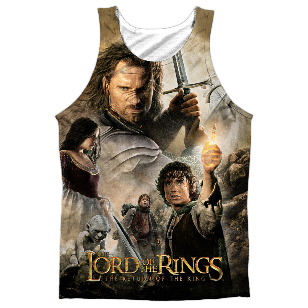 Lor - King Poster - Adult 100% Poly Tank Top - White