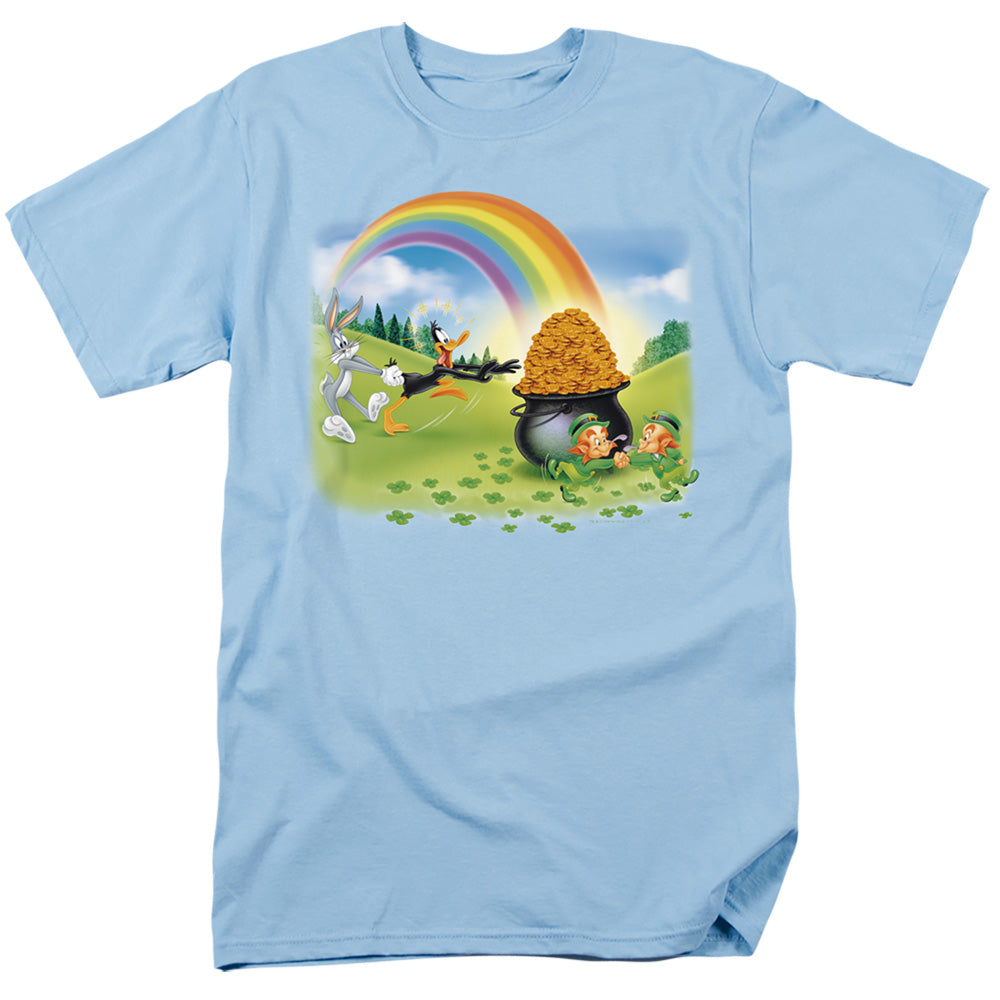 Looney Tunes - Mine Mine Mine - Short Sleeve Adult 18/1 - Light Blue T-shirt