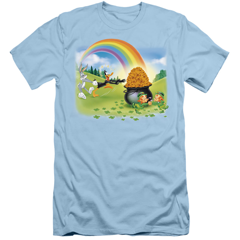 Looney Tunes - Mine Mine Mine - Short Sleeve Adult 30/1 - Light Blue T-shirt
