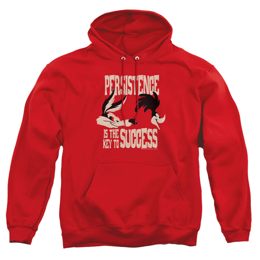 Looney Tunes - Persistence - Adult Pull-over Hoodie - Red