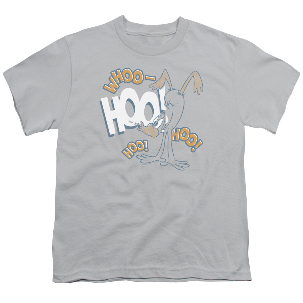 Looney Tunes - Daffy Laugh - Short Sleeve Youth 18/1 - Silver T-shirt