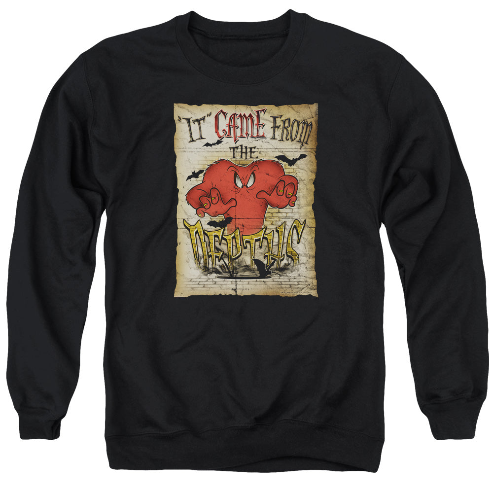Looney Tunes - The Depths - Adult Crewneck Sweatshirt - Black