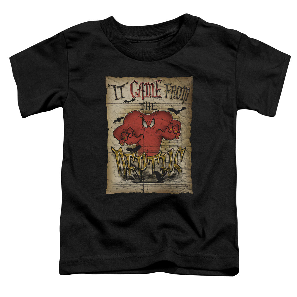 Looney Tunes - The Depths - Short Sleeve Toddler Tee - Black T-shirt