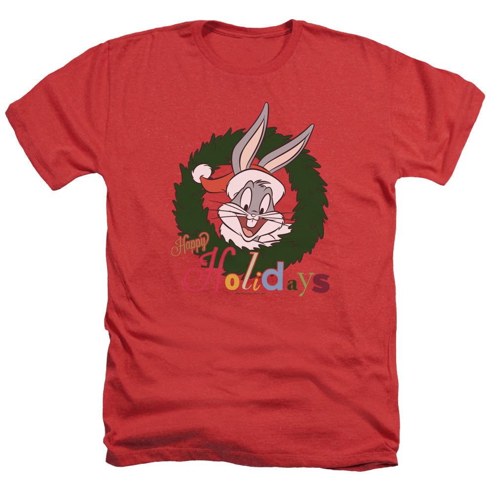 Looney Tunes - Holiday Bunny - Adult Heather - Red
