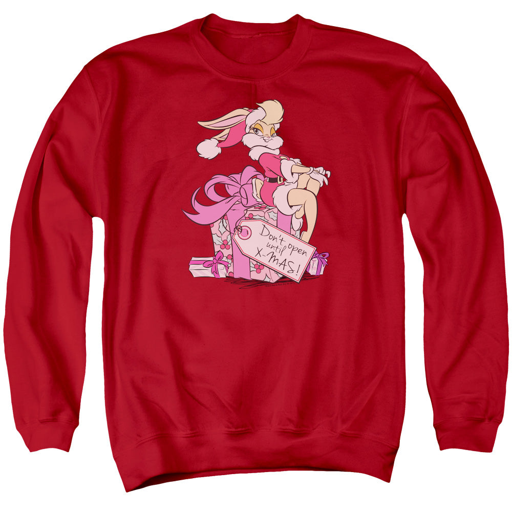 Looney Tunes - Lola Present - Adult Crewneck Sweatshirt - Red