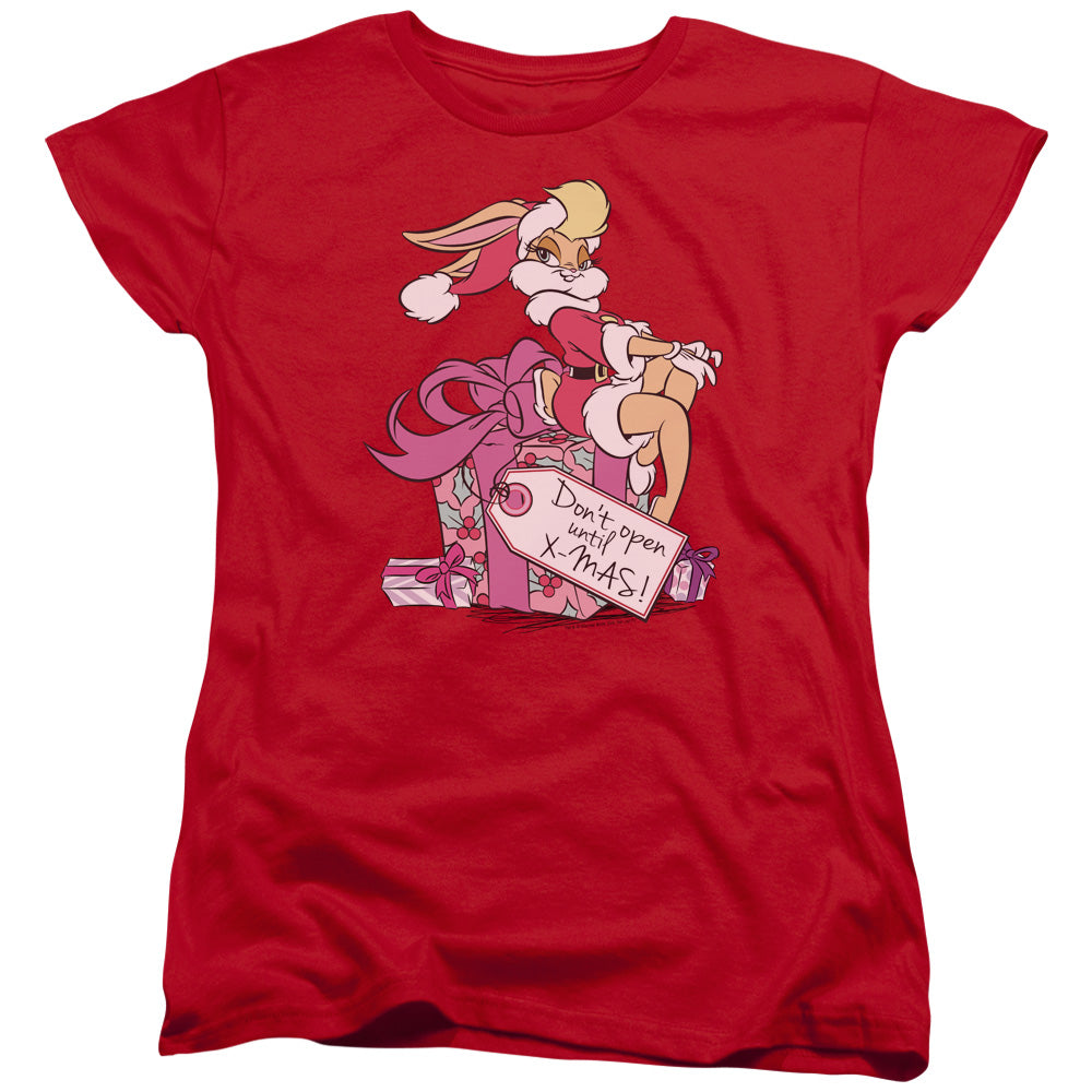 Looney Tunes - Lola Present - Short Sleeve Womens Tee - Red T-shirt
