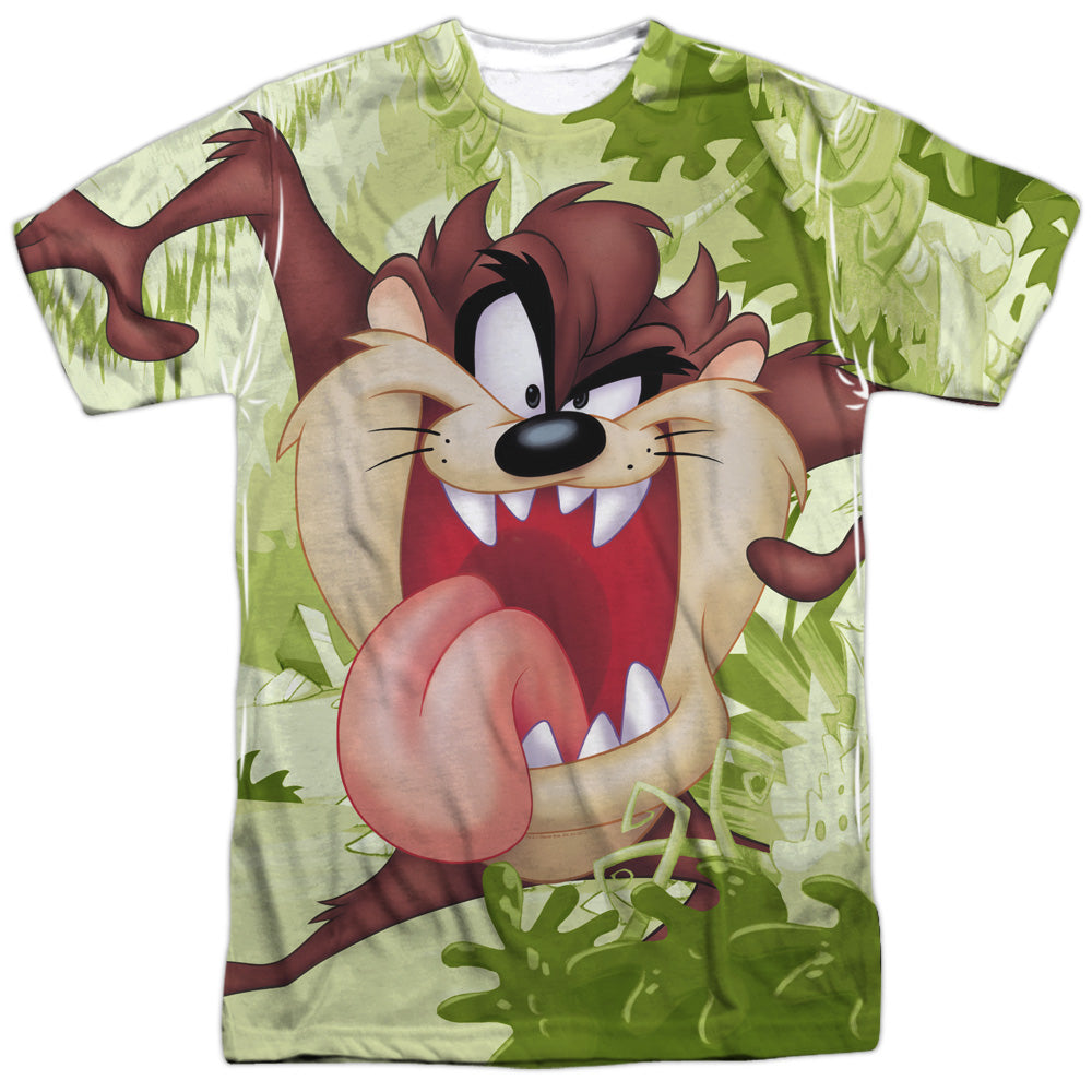 Looney Tunes - Taz - Short Sleeve Adult Poly Crew - White T-shirt