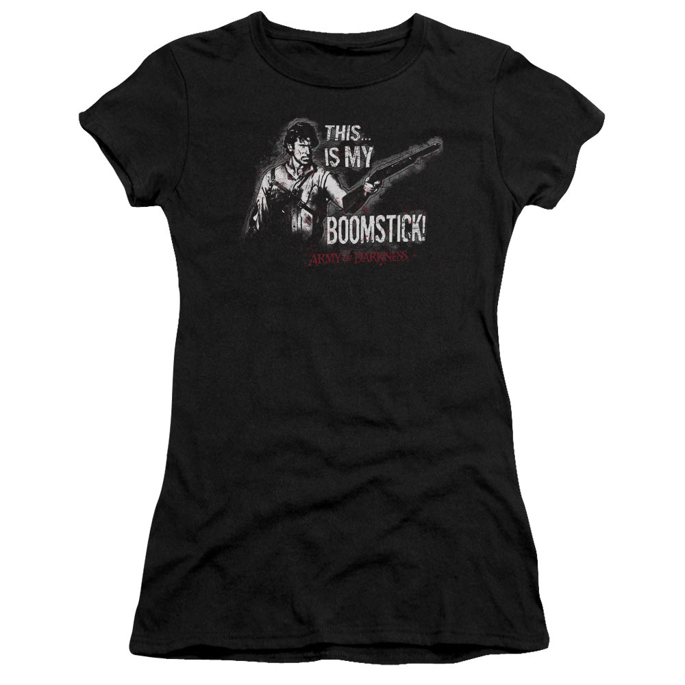 Army Of Darkness - Boomstick - Short Sleeve Junior Sheer - Black T-shirt
