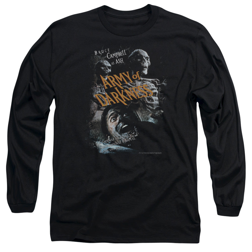 Army Of Darkness - Covered - Long Sleeve Adult 18/1 - Black T-shirt