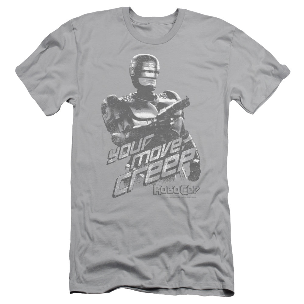 Robocop - Your Move Creep - Short Sleeve Adult 30/1 - Silver T-shirt