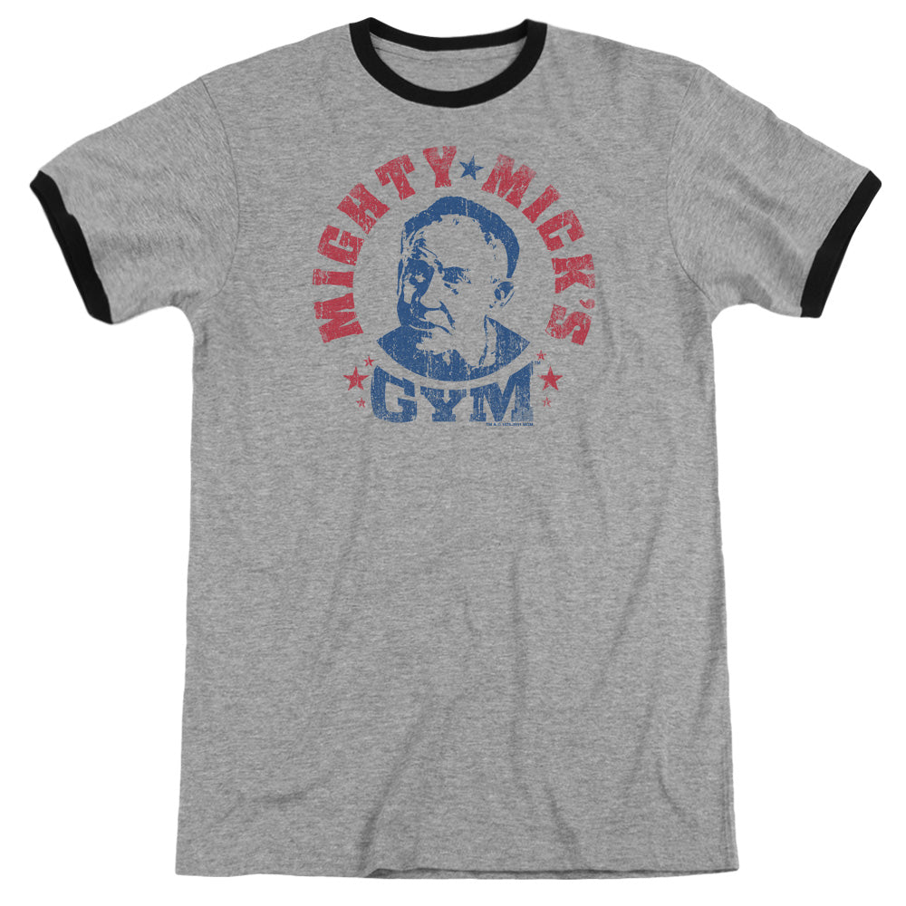 Rocky - Mighty Micks Gym - Adult Ringer - Heather/black