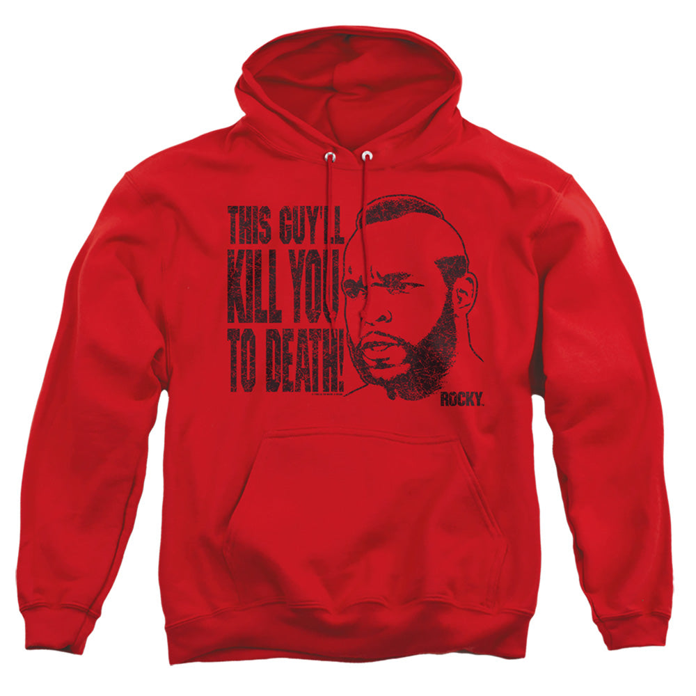 Rocky Iii - Kill You To Death - Adult Pull-over Hoodie - Red