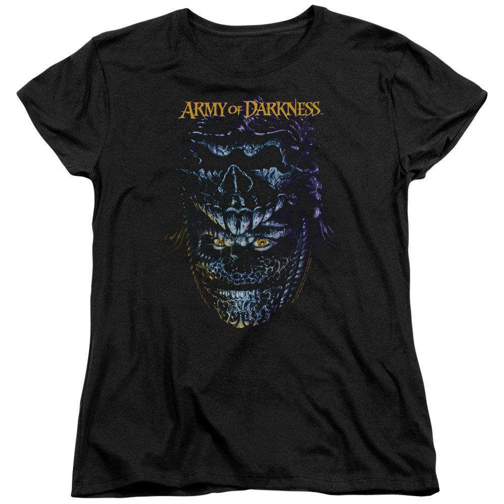Army Of Darkness - Evil Ash - Short Sleeve Womens Tee - Black T-shirt