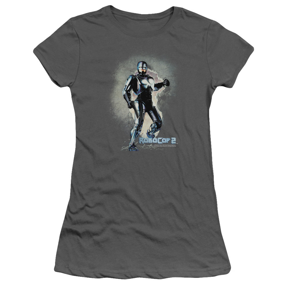 ROBOCOP BREAK ON THROUGH - S/S JUNIOR SHEER - CHARCOAL T-Shirt