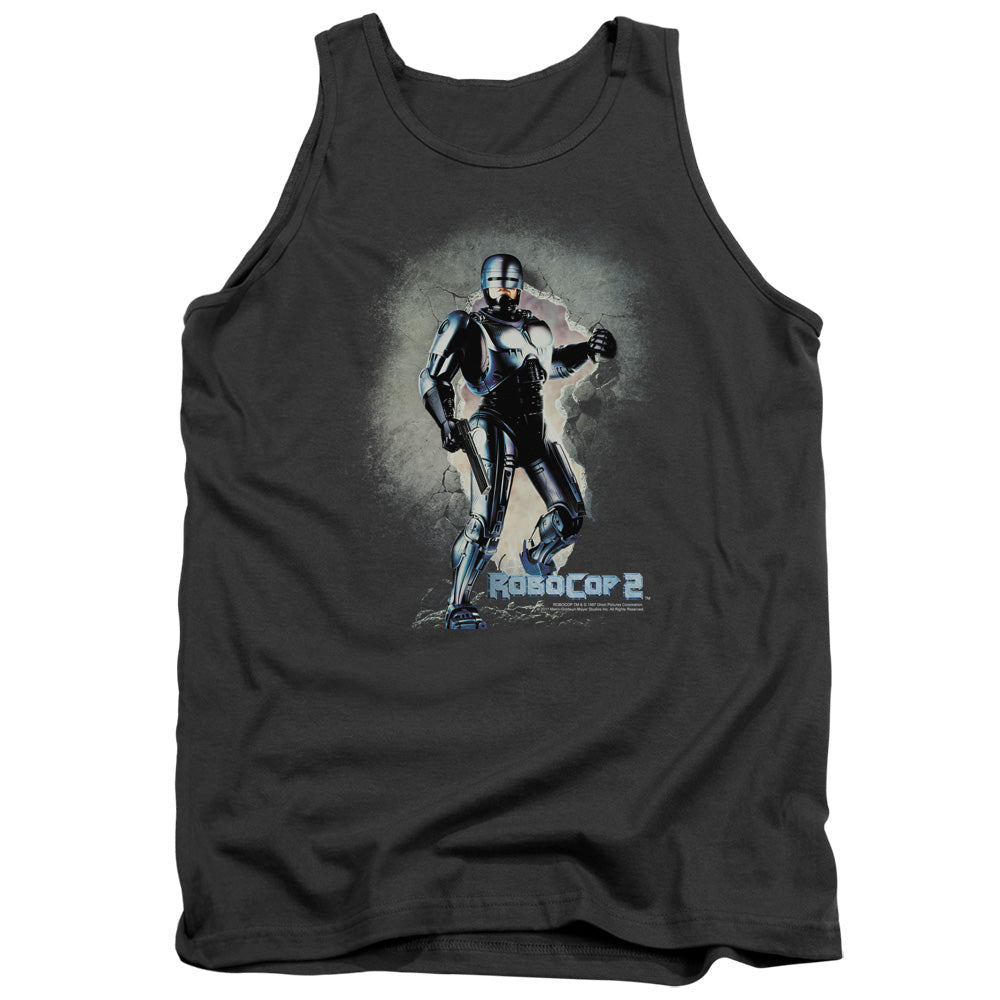 Robocop - Break On Through - Adult Tank - Charcoal