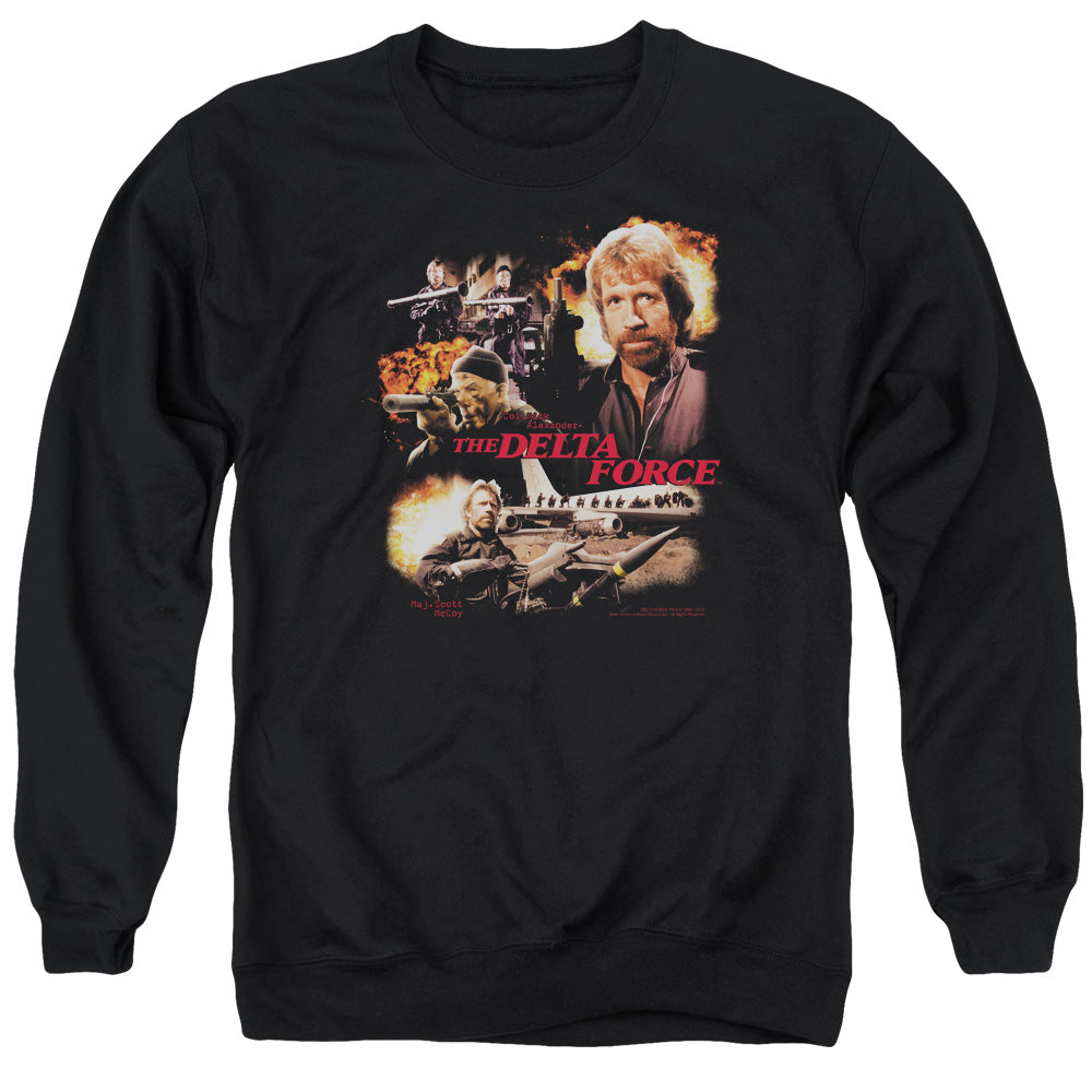 Delta Force - Action Pack - Adult Crewneck Sweatshirt - Black