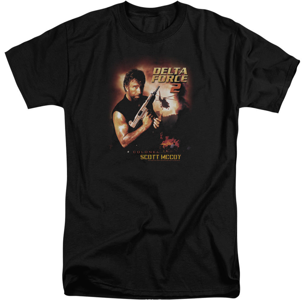 Delta Force - Delta Force 2 Poster - Short Sleeve Adult Tall 18/1 - Black T-shirt